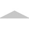 Ekena Millwork Peaked Cap Smooth Architectural Grade PVC Pediment, 42"W x 11-1/2"H x 2"P (Pitch 6/12) PEDPS042X115PKC00 - alternate 3